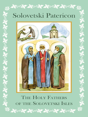 cover image of Solovetski Patericon. the Holy Fathers of the Solovetski Isles